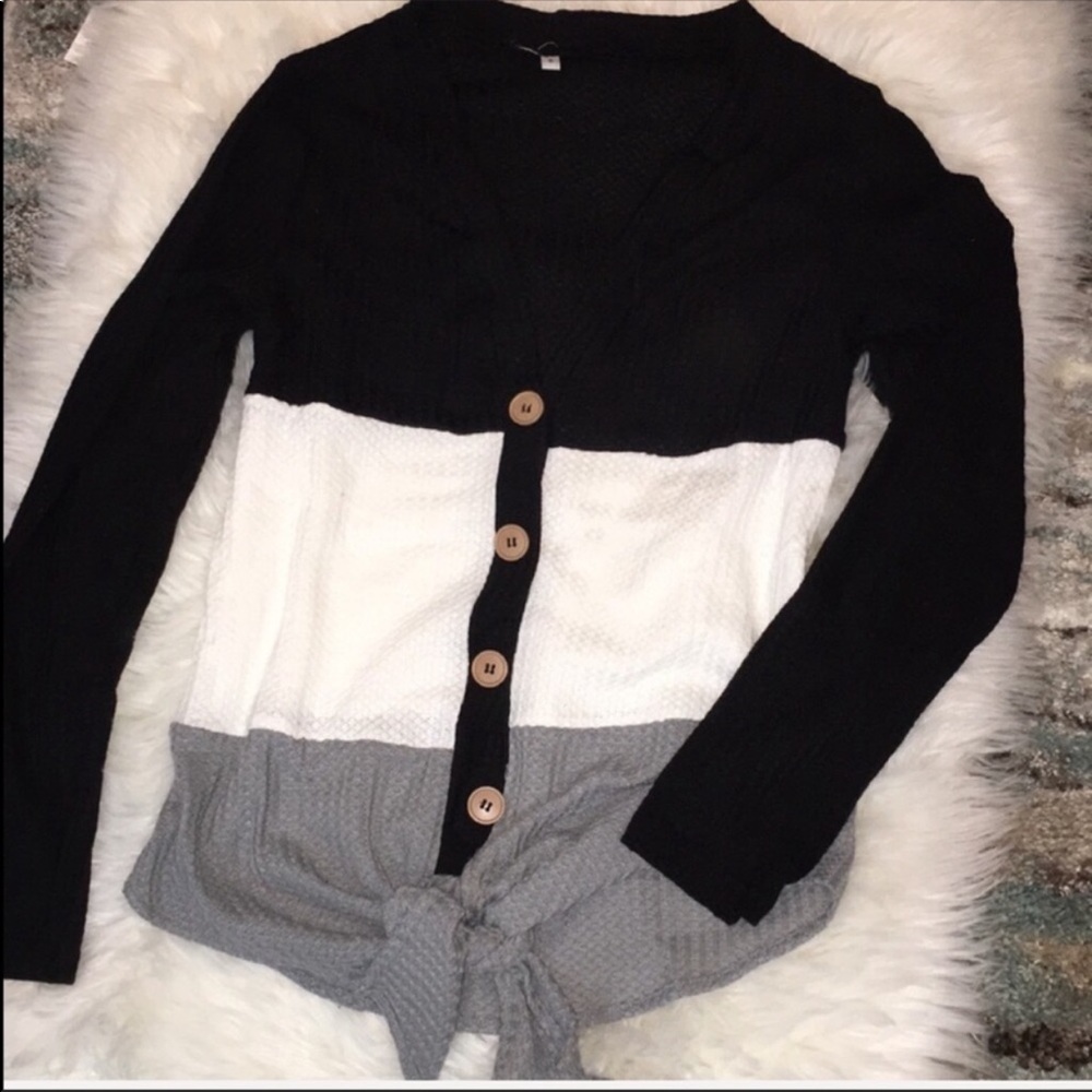 Kendall’s Striped Waffle Knit Top - Picture 2 of 4